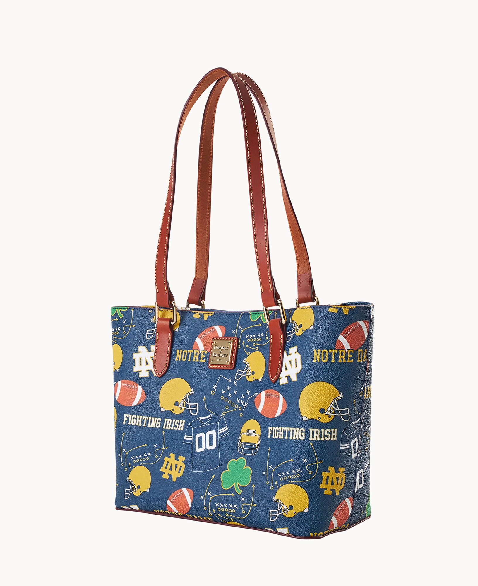 Collegiate University of Notre Dame Small Jessie Tote – Dooney
