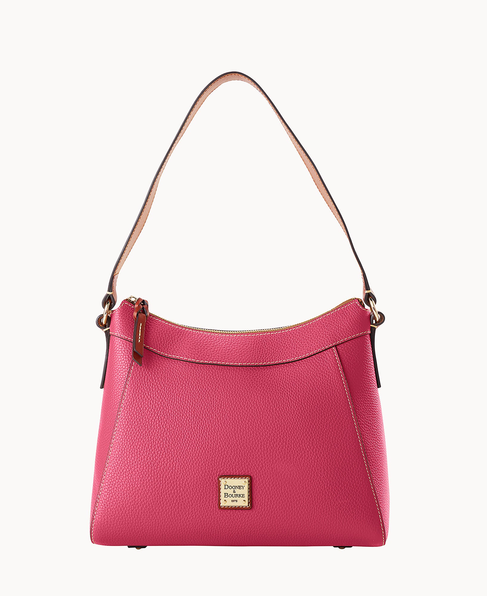 Dooney & Bourke バーガンディ ショルダーバッグ Pebble Grain Large Cassia Hobo – Dooney & Bourke