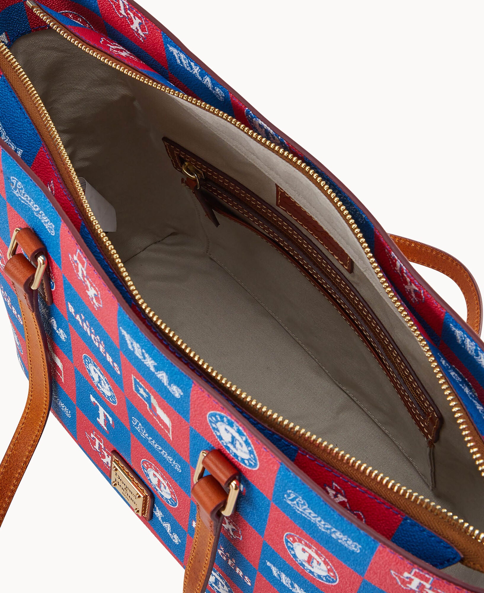 MLB Rangers Zip Tote – Dooney & Bourke