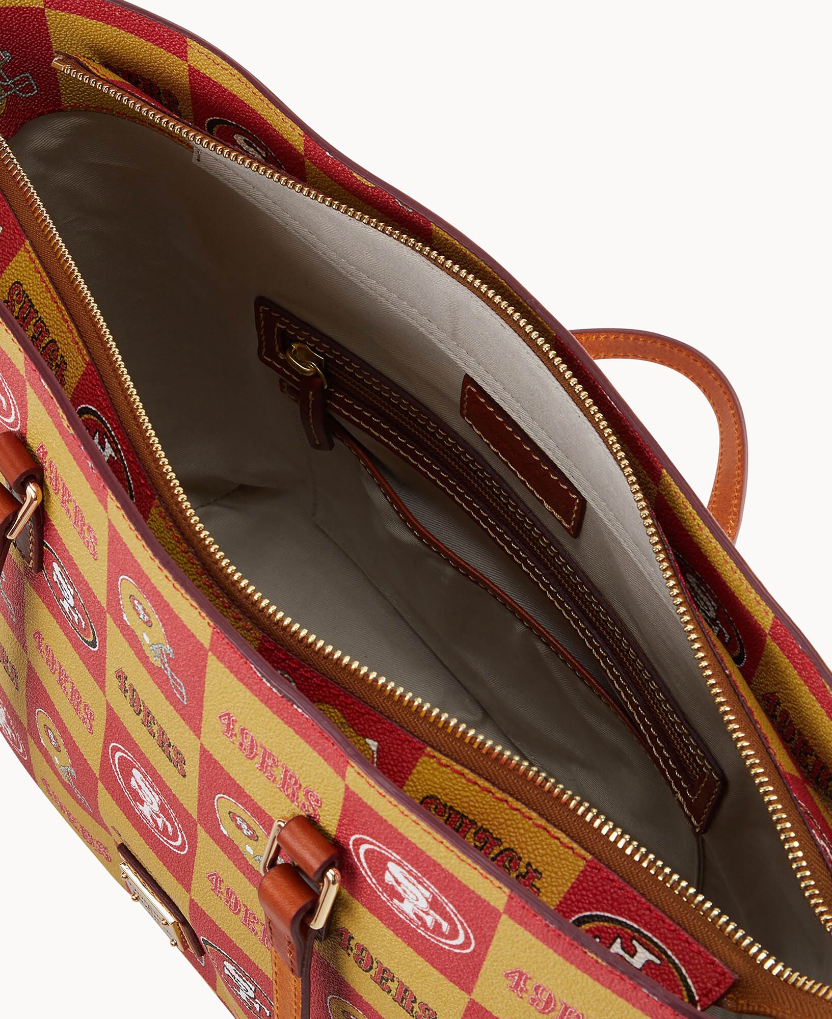 NFL 49ERS Zip Tote – Dooney & Bourke