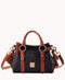 Ostrich Satchel With Pocket