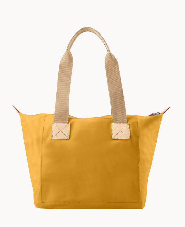 Nylon Front Zip Tote