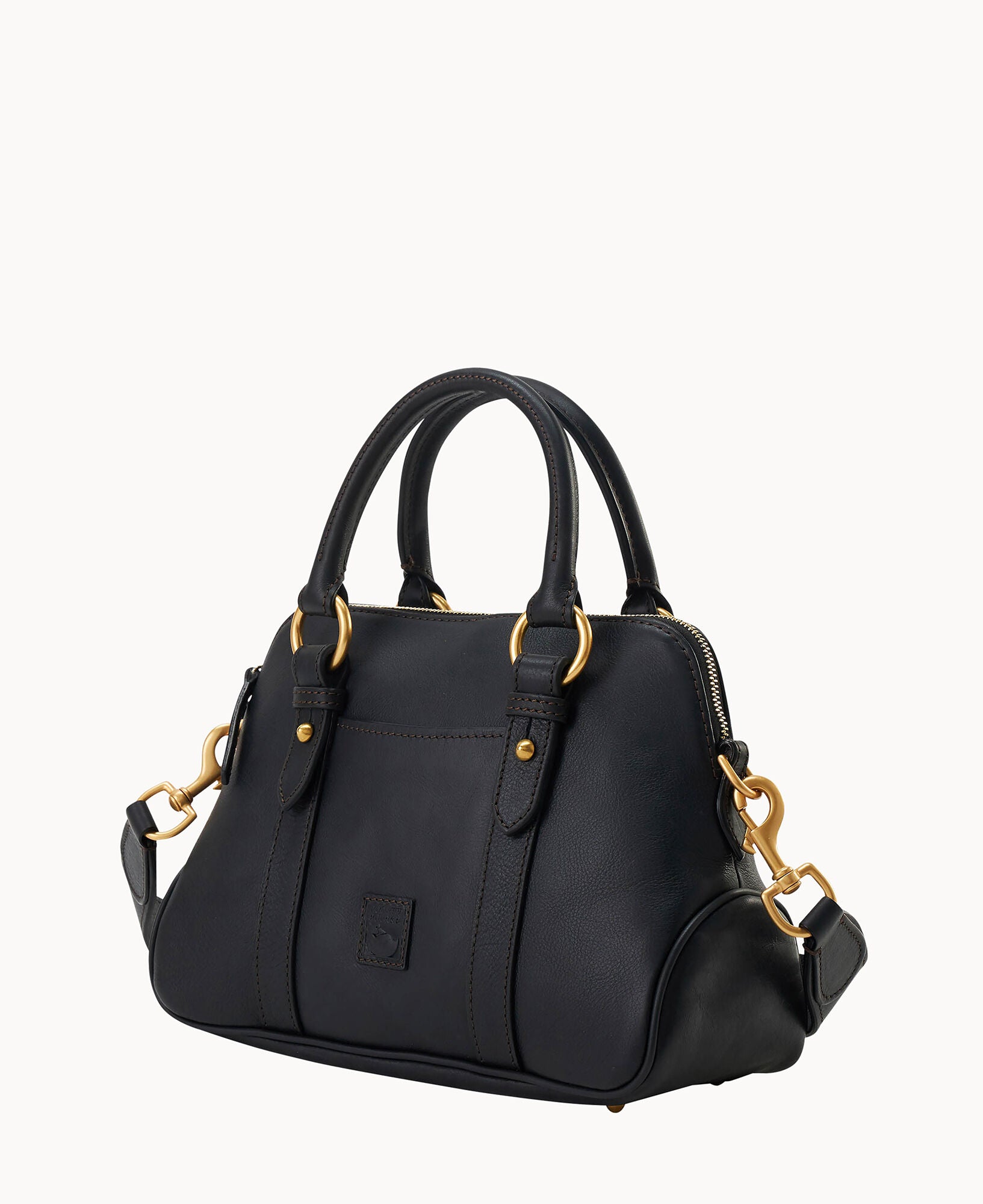 DOONEY&BOURKE　ボストンバック レザー　ロゴ　ゴールド金具 Florentine Domed Satchel 30 – Dooney & Bourke