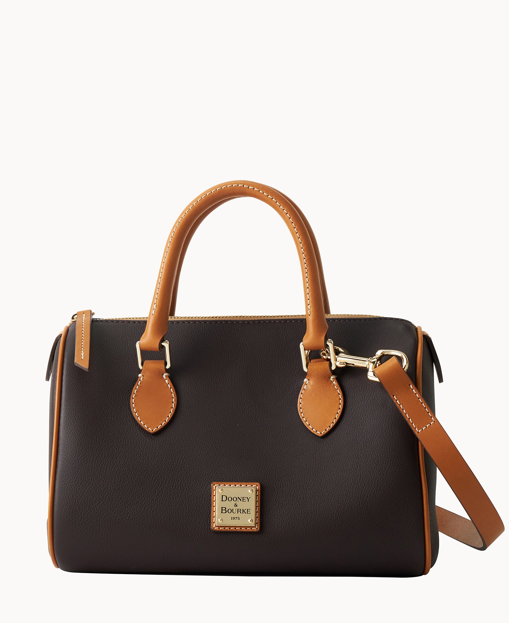 DOONEY&amp;BOURKE ショルダーバッグ Dooney & Bourke Pebble Turnlock Flap Saddle | Black | eBay