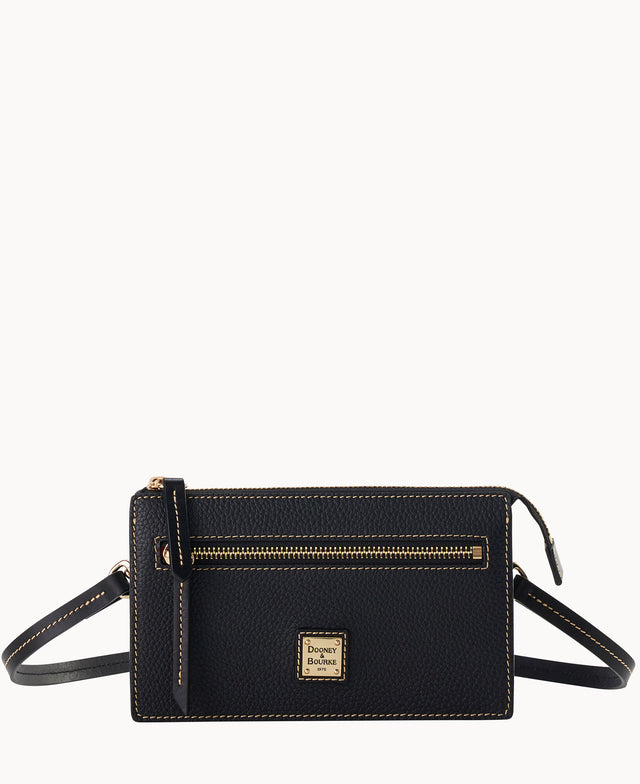 Pebble Grain Multi Zip Crossbody