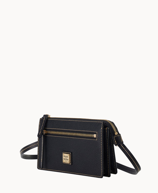 Pebble Grain Multi Zip Crossbody