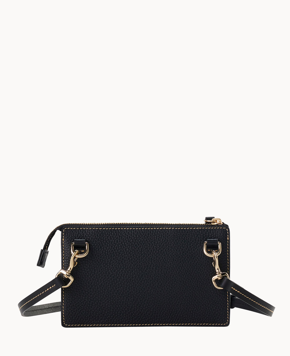 Pebble Grain Multi Zip Crossbody