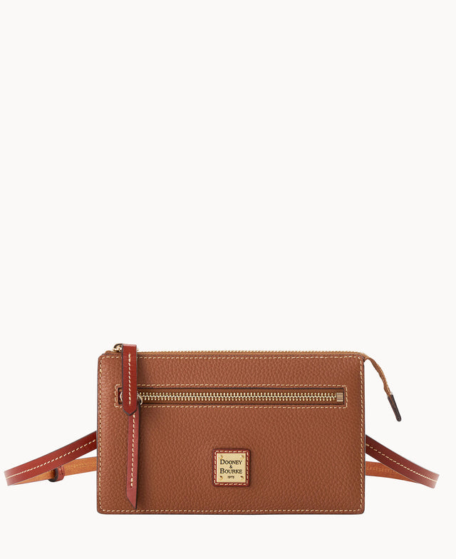 Pebble Grain Multi Zip Crossbody