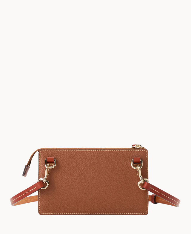 Pebble Grain Multi Zip Crossbody
