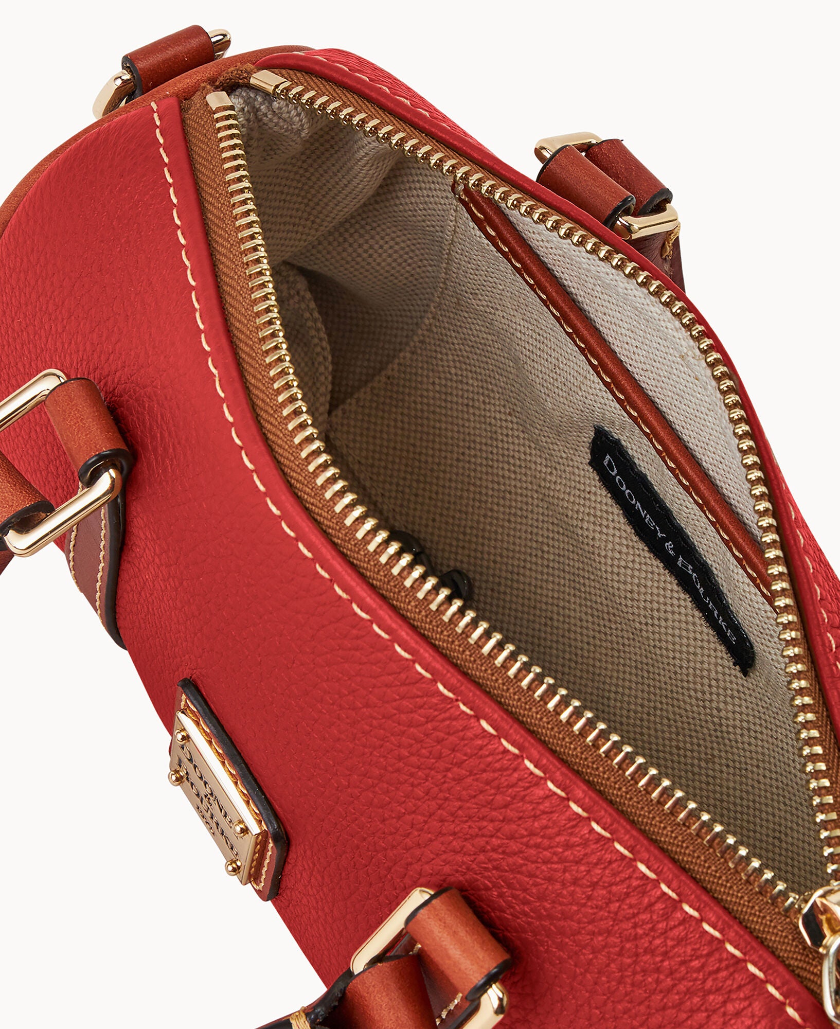 Pebble Grain Crossbody Barrel Satchel 20 – Dooney & Bourke