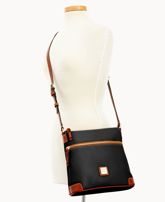 Dooney & Bourke Pebble Grain Crossbody Bag - 25 Style, Textured Leather, Adjustable Strap, Multiple Pockets