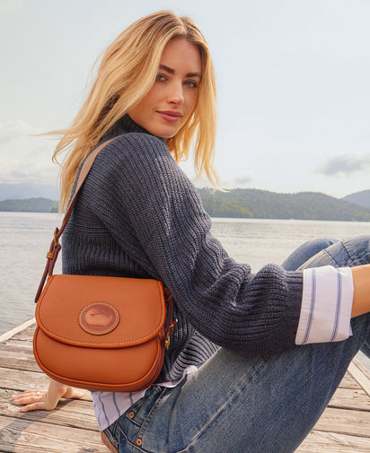 All Weather Leather 3.0 Saddle Crossbody 20 – Dooney & Bourke display picture 2