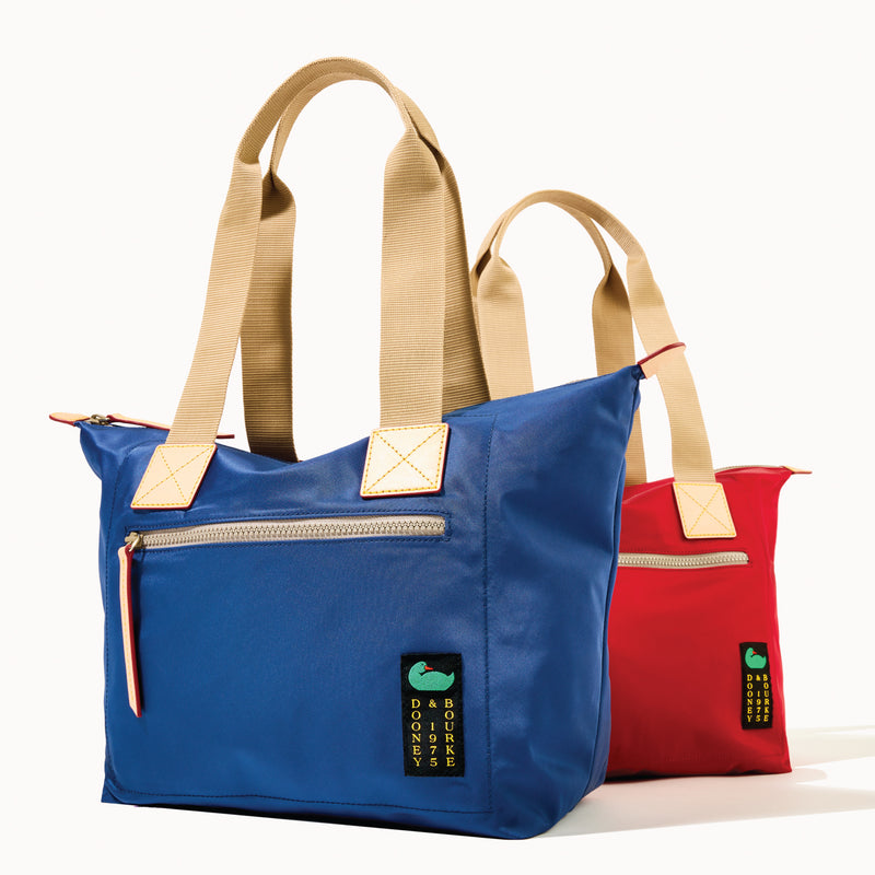 Nylon Front Zip Tote