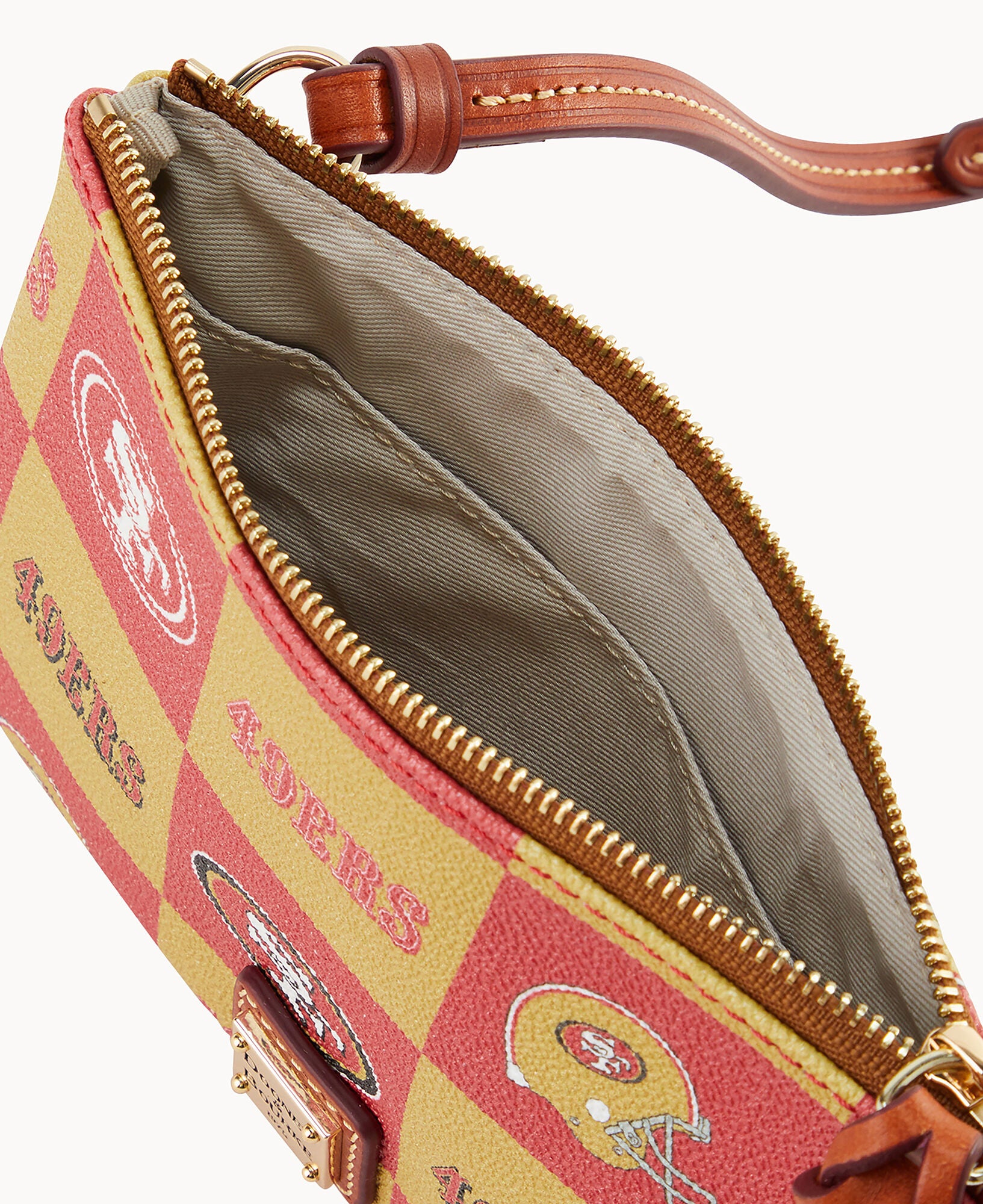 NFL 49ERS Top Zip Crossbody – Dooney & Bourke