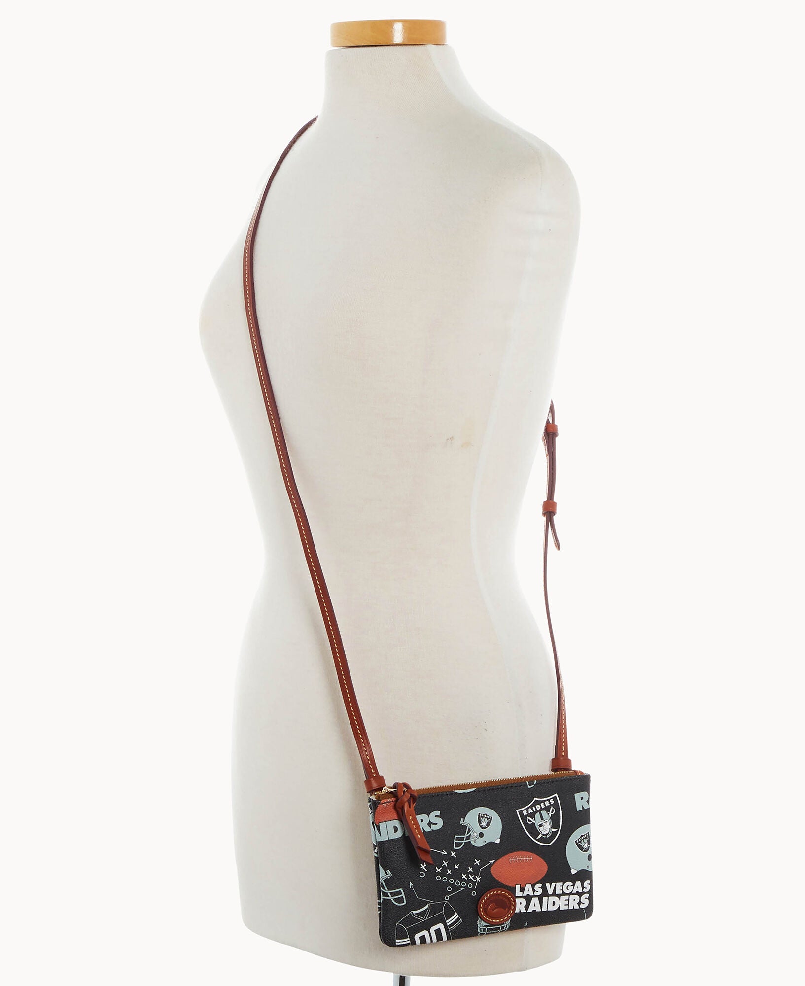 NFL Raiders Top Zip Crossbody – Dooney & Bourke