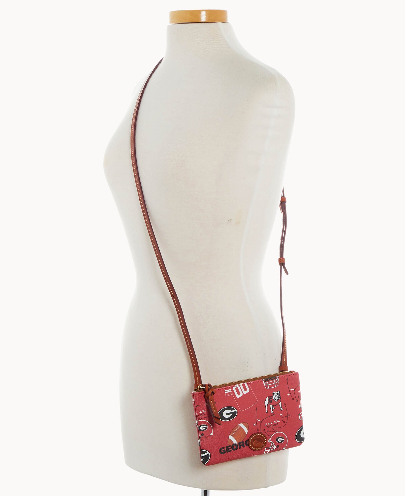 Collegiate University of Georgia Top Zip Crossbody – Dooney & Bourke