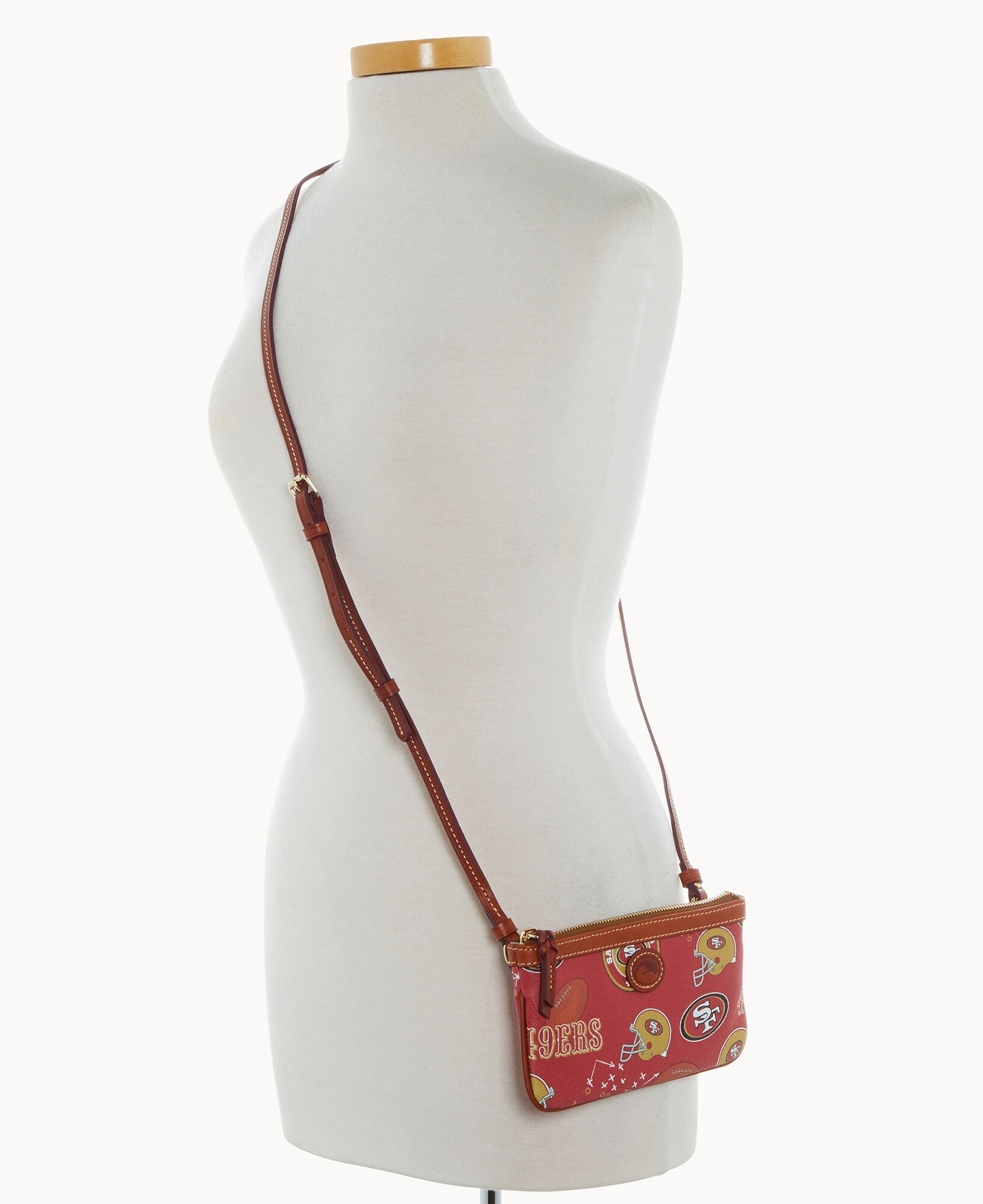 NFL 49ERS Large Slim Crossbody – Dooney & Bourke