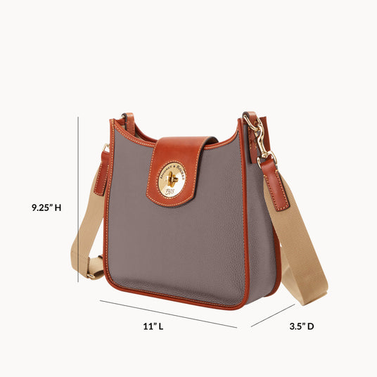 Dooney and Bourke leather book bag Heritage Messenger 20 – Dooney & Bourke main image 3