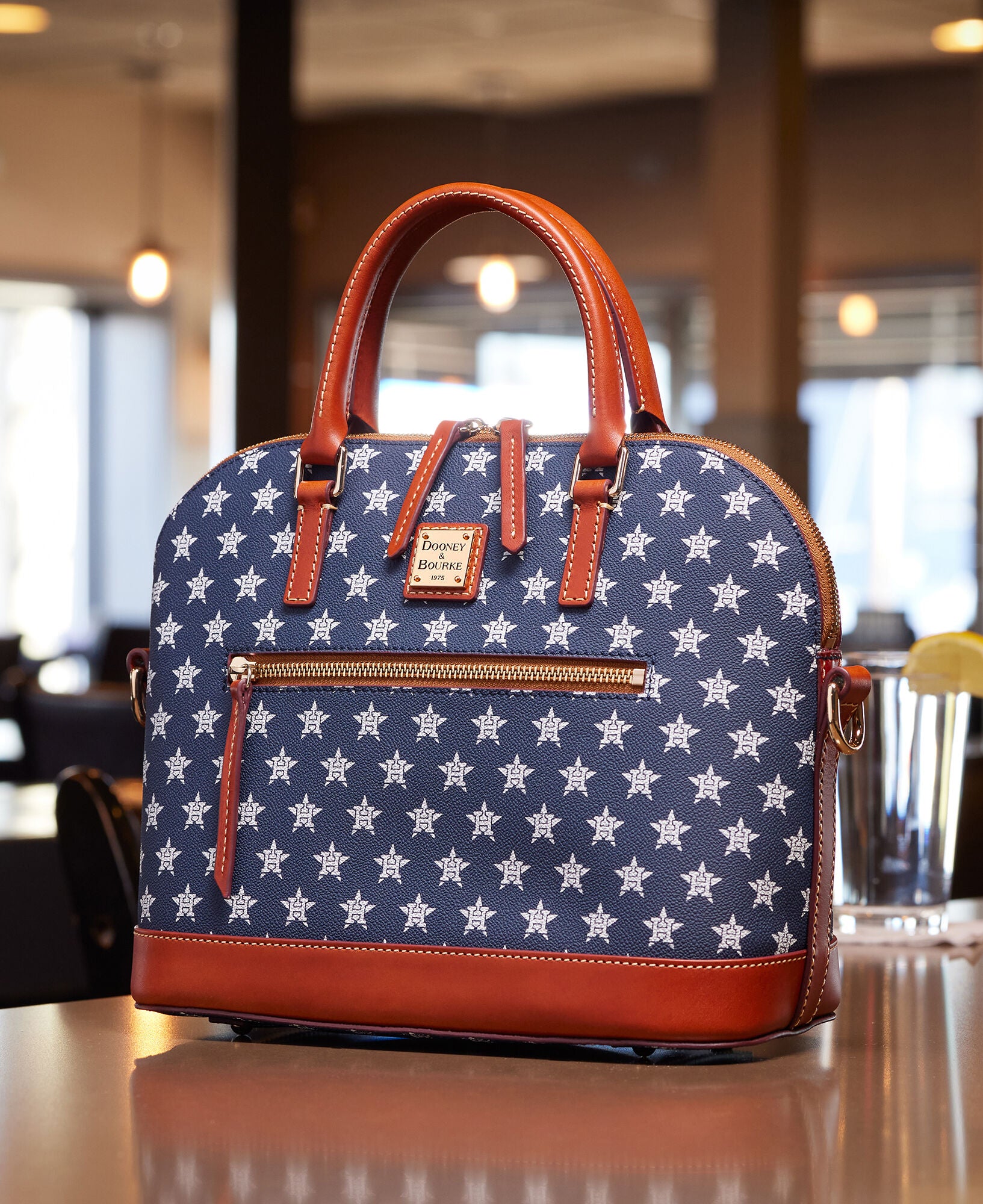 MLB Astros Domed Zip Satchel – Dooney & Bourke