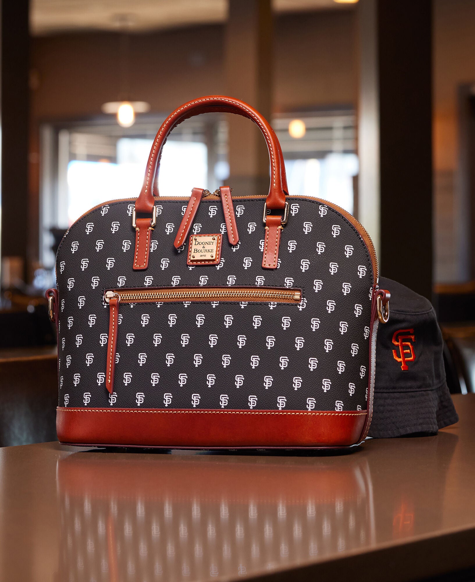 MLB Giants Domed Zip Satchel – Dooney & Bourke