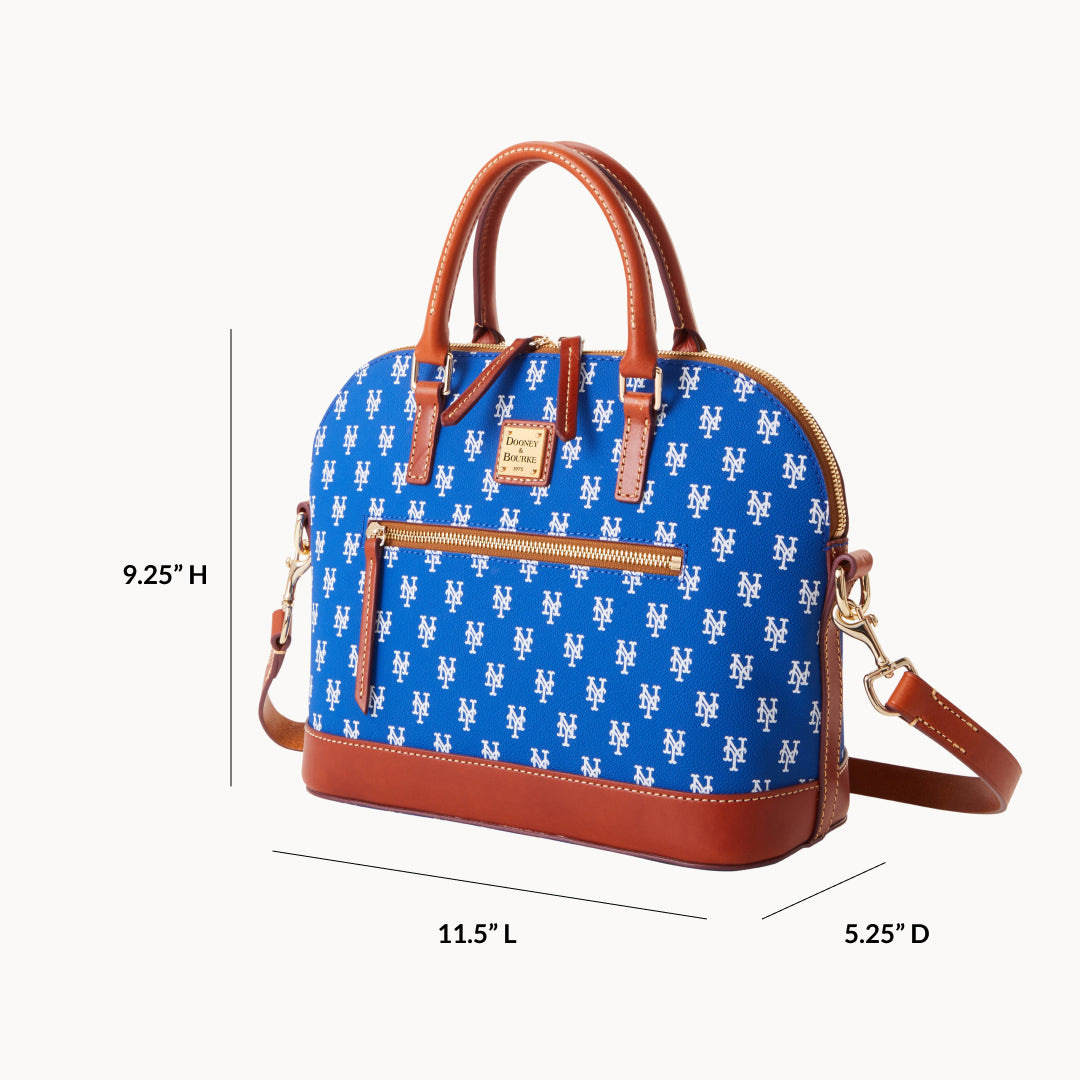 MLB Mets Domed Zip Satchel – Dooney & Bourke