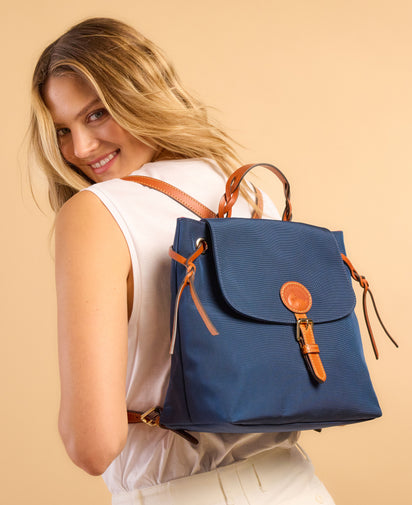dooney bourke backpack leather Nylon Flap Backpack – Dooney & Bourke