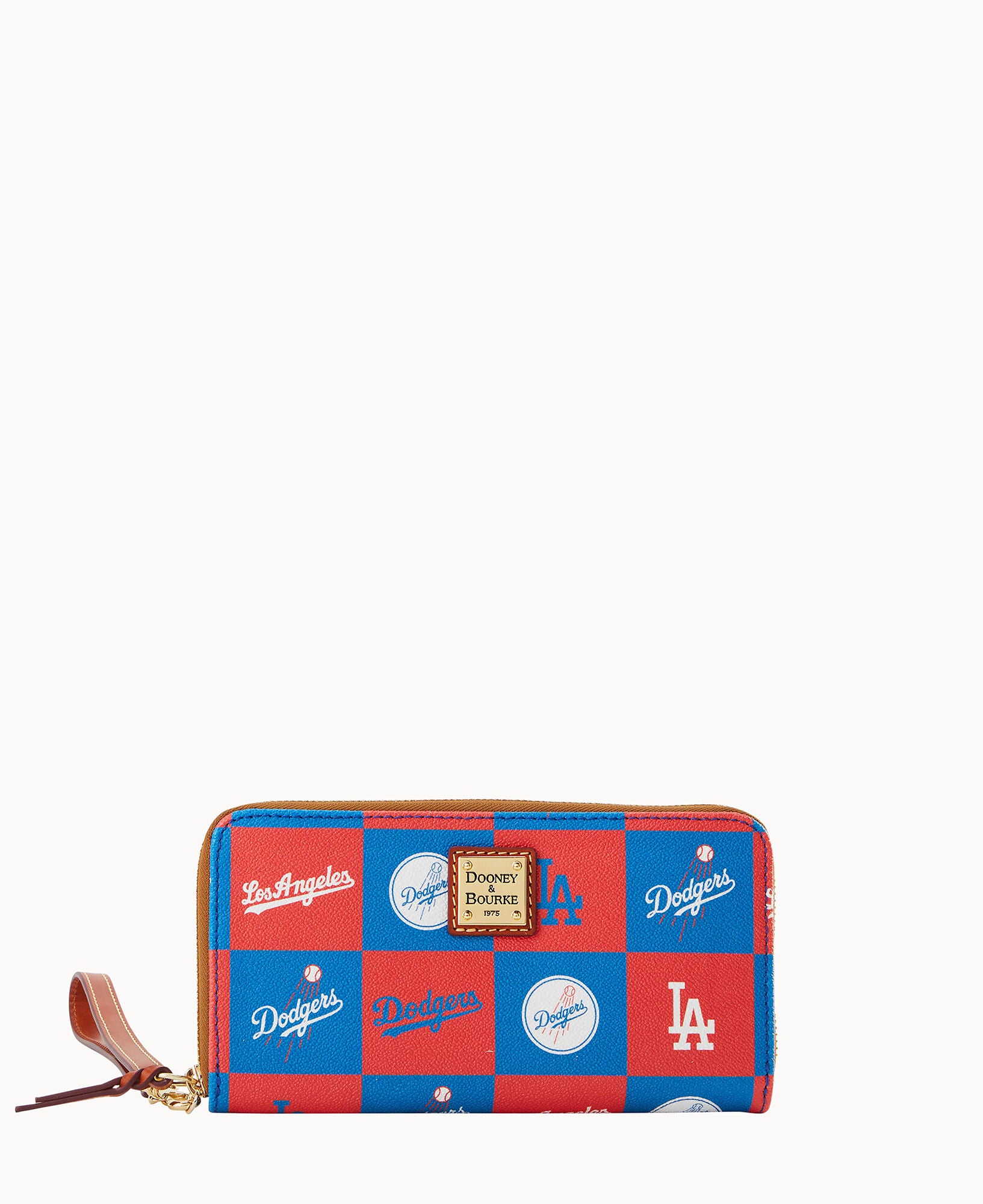 MLB Dodgers Large Zip Around Wristlet – Dooney Bourke
