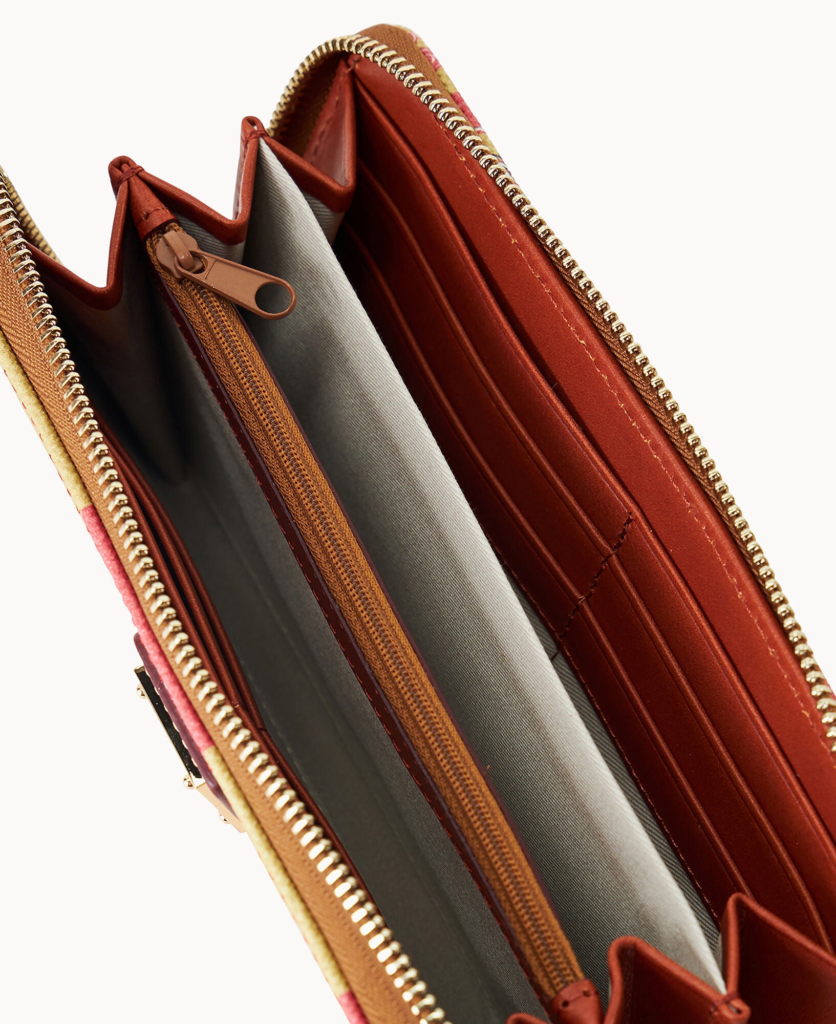 NFL 49ERS Large Zip Around Wristlet – Dooney & Bourke