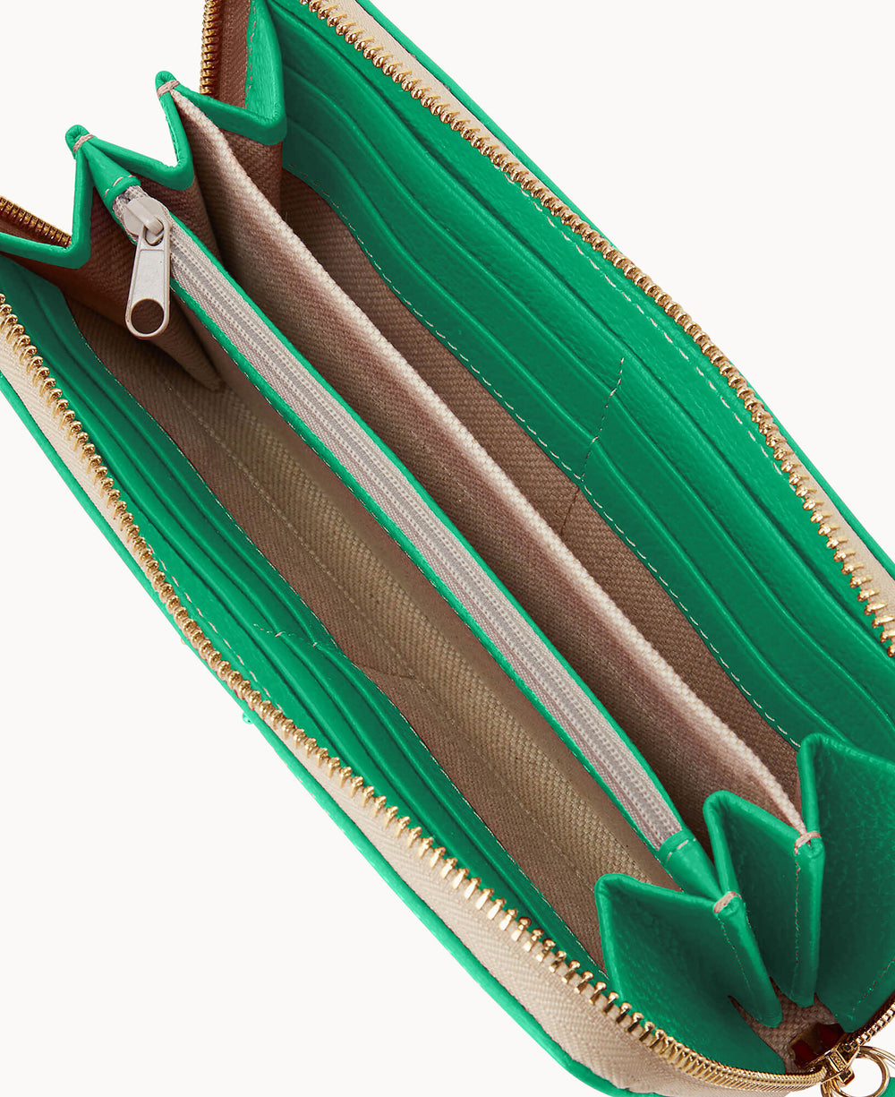 Lucca Leather Large Zip Around Wristlet