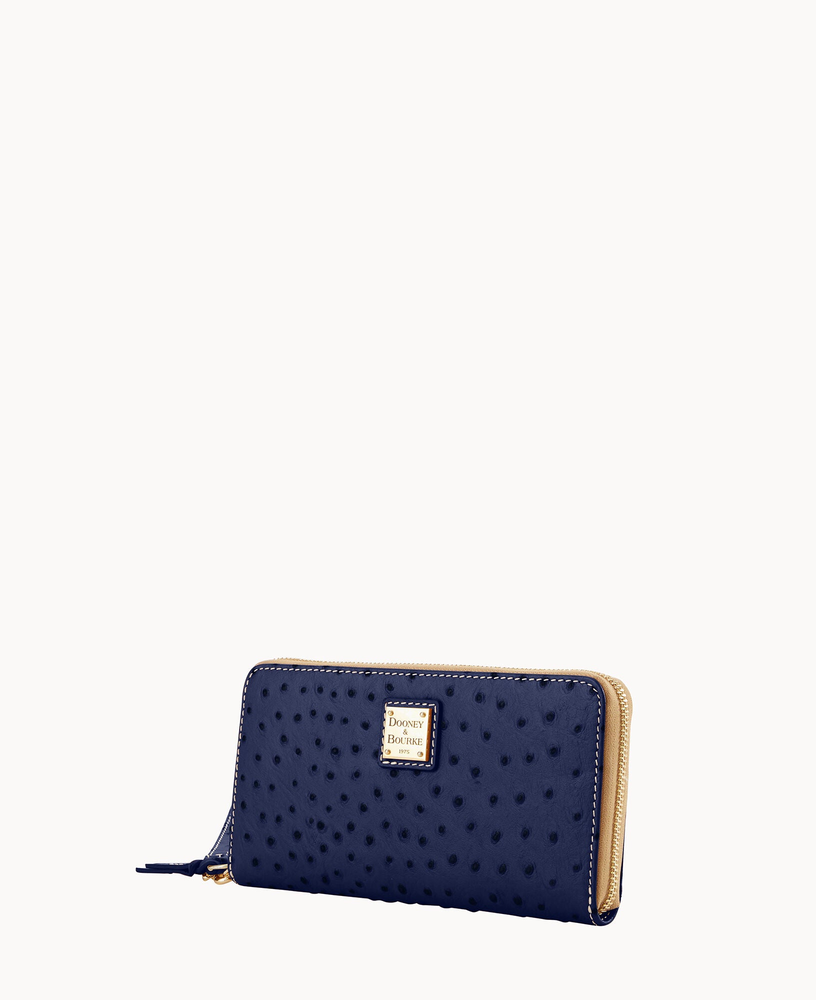 Ostrich Large Zip Around Wristlet – Dooney & Bourke