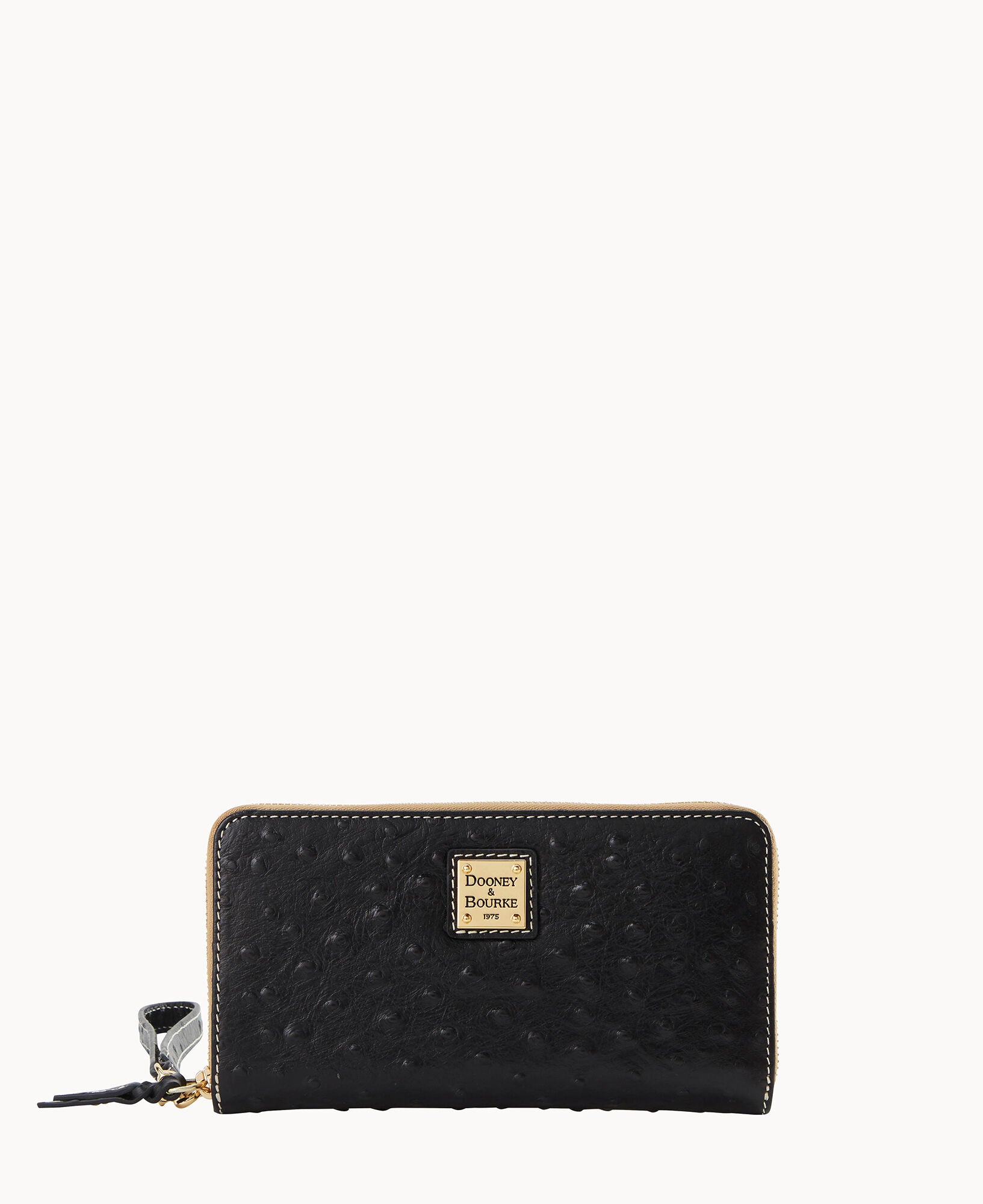 Ostrich Large Zip Around Wristlet – Dooney & Bourke
