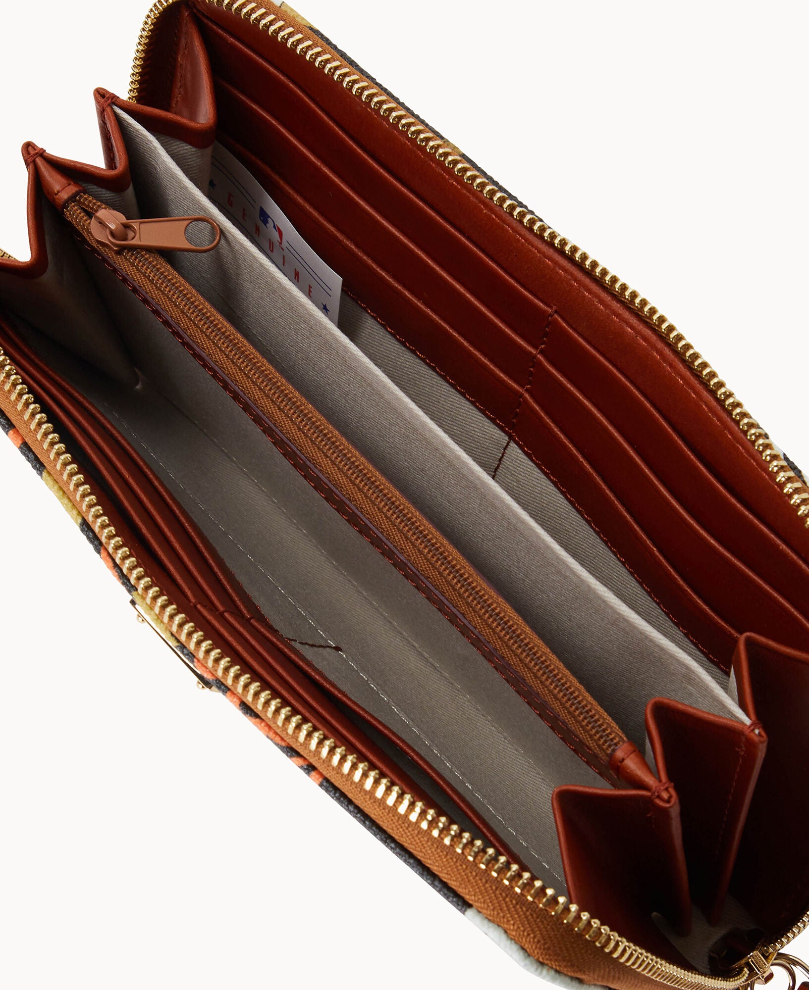 MLB Orioles Large Zip Around Wristlet – Dooney & Bourke