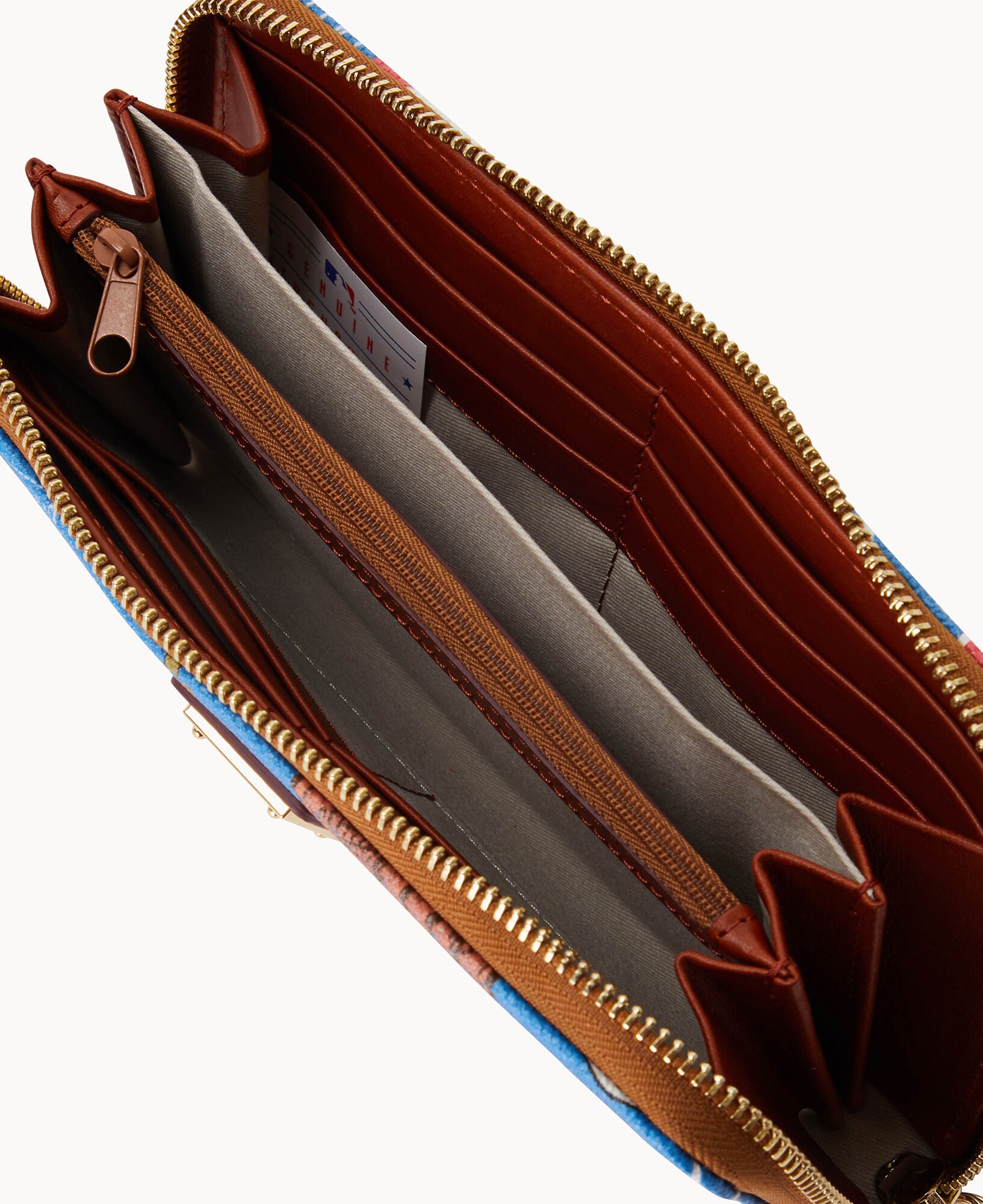 MLB Cubs Large Zip Around Wristlet – Dooney & Bourke