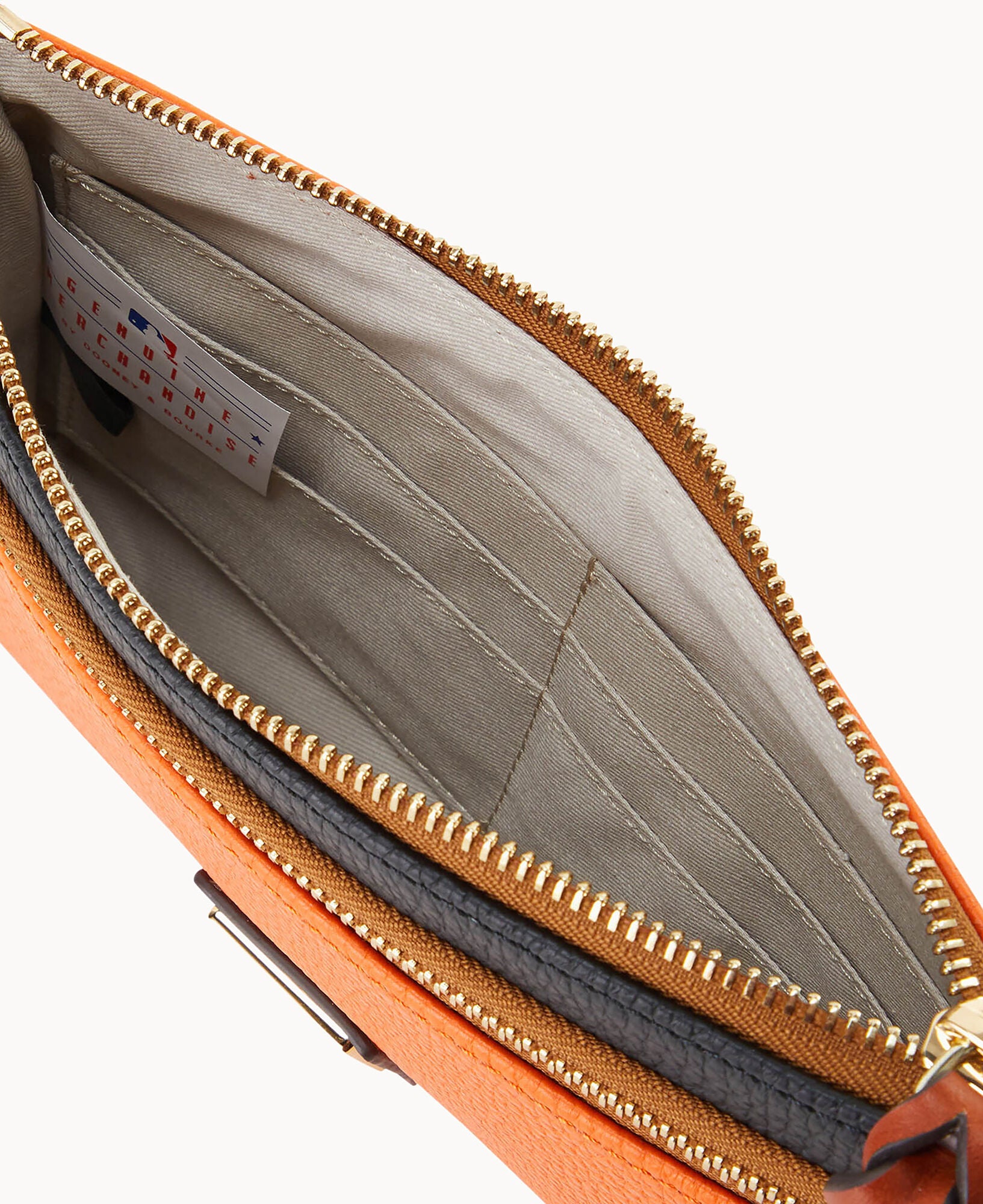 MLB Orioles Double Zip Wristlet – Dooney & Bourke