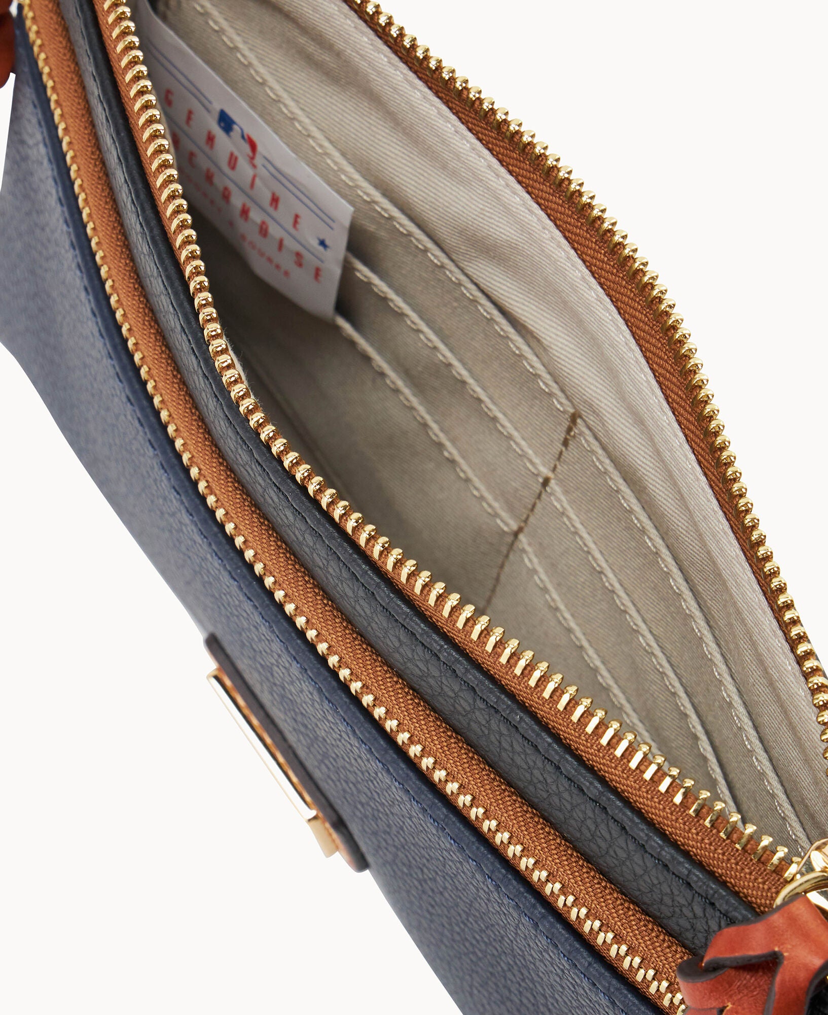 MLB Tigers Double Zip Wristlet – Dooney & Bourke