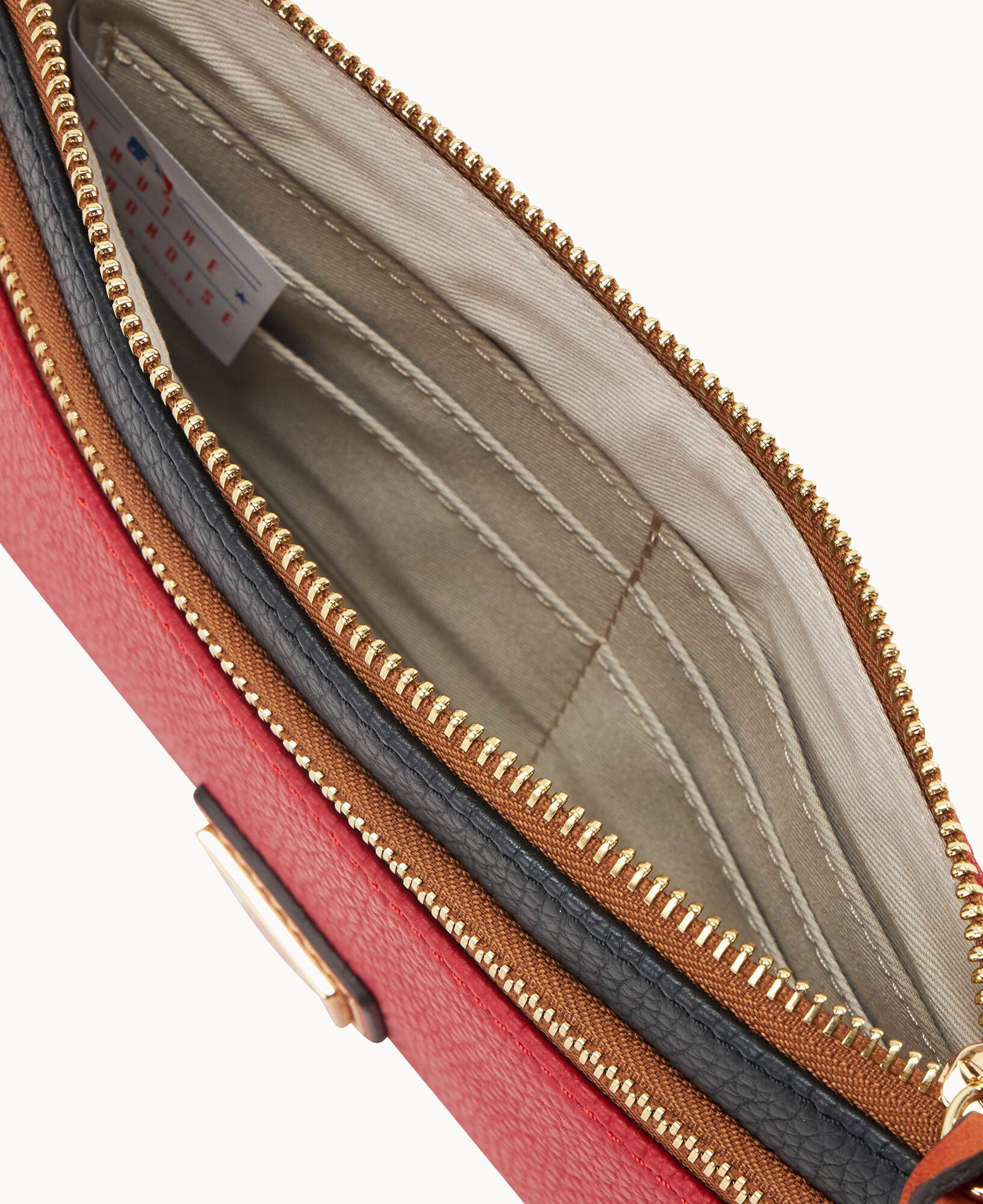 MLB Red Sox Double Zip Wristlet – Dooney & Bourke