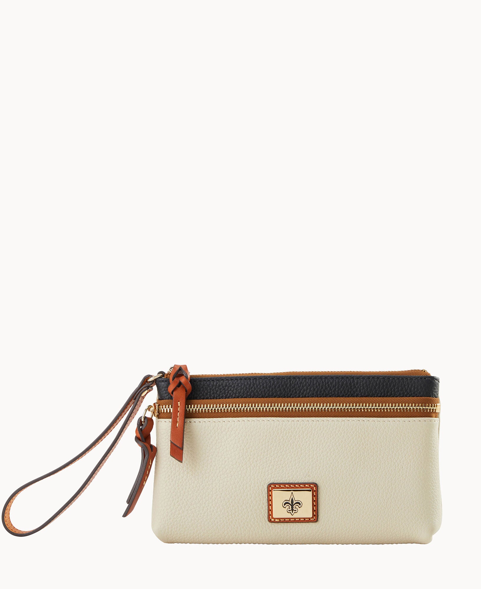 NFL Saints Double Zip Wristlet – Dooney & Bourke