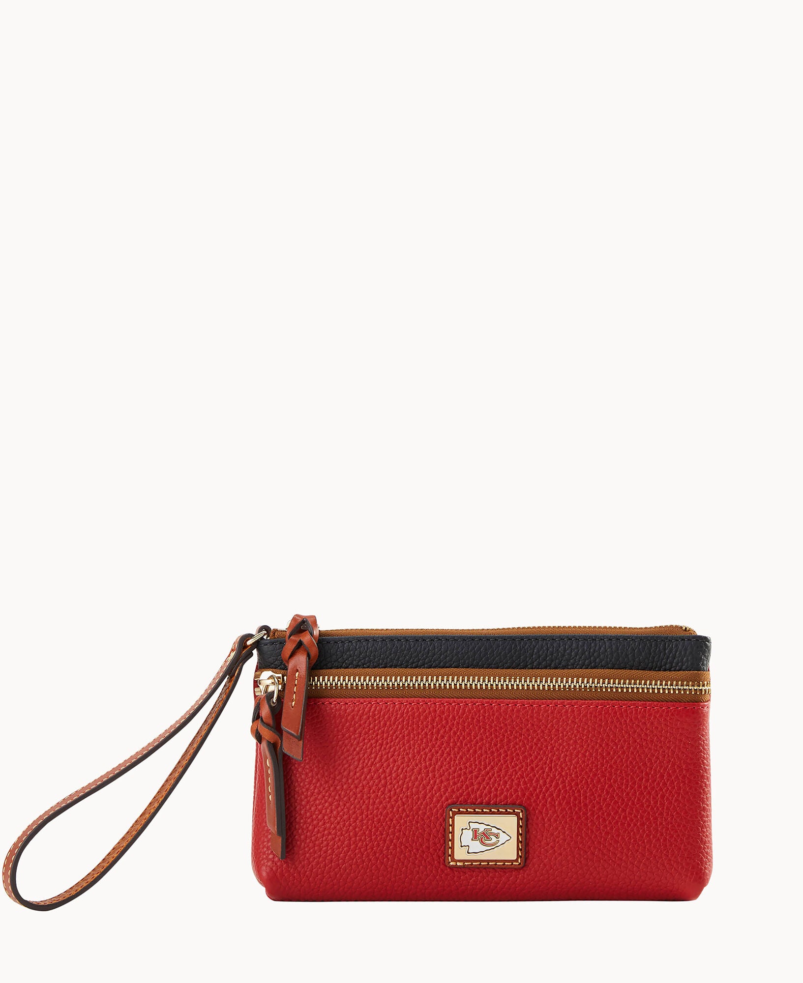 NFL Chiefs Double Zip Wristlet – Dooney & Bourke