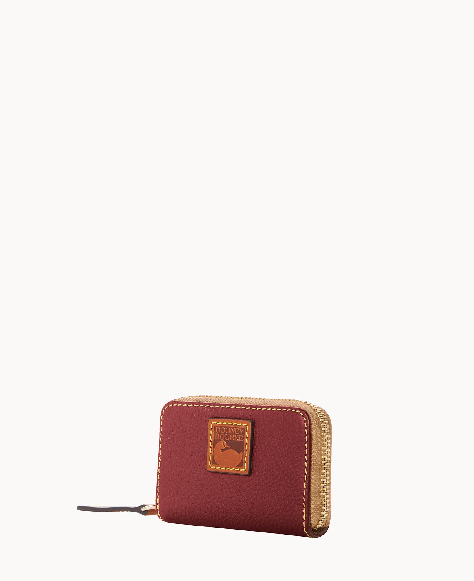 Pebble Grain Zip Around Credit Card Case – Dooney & Bourke