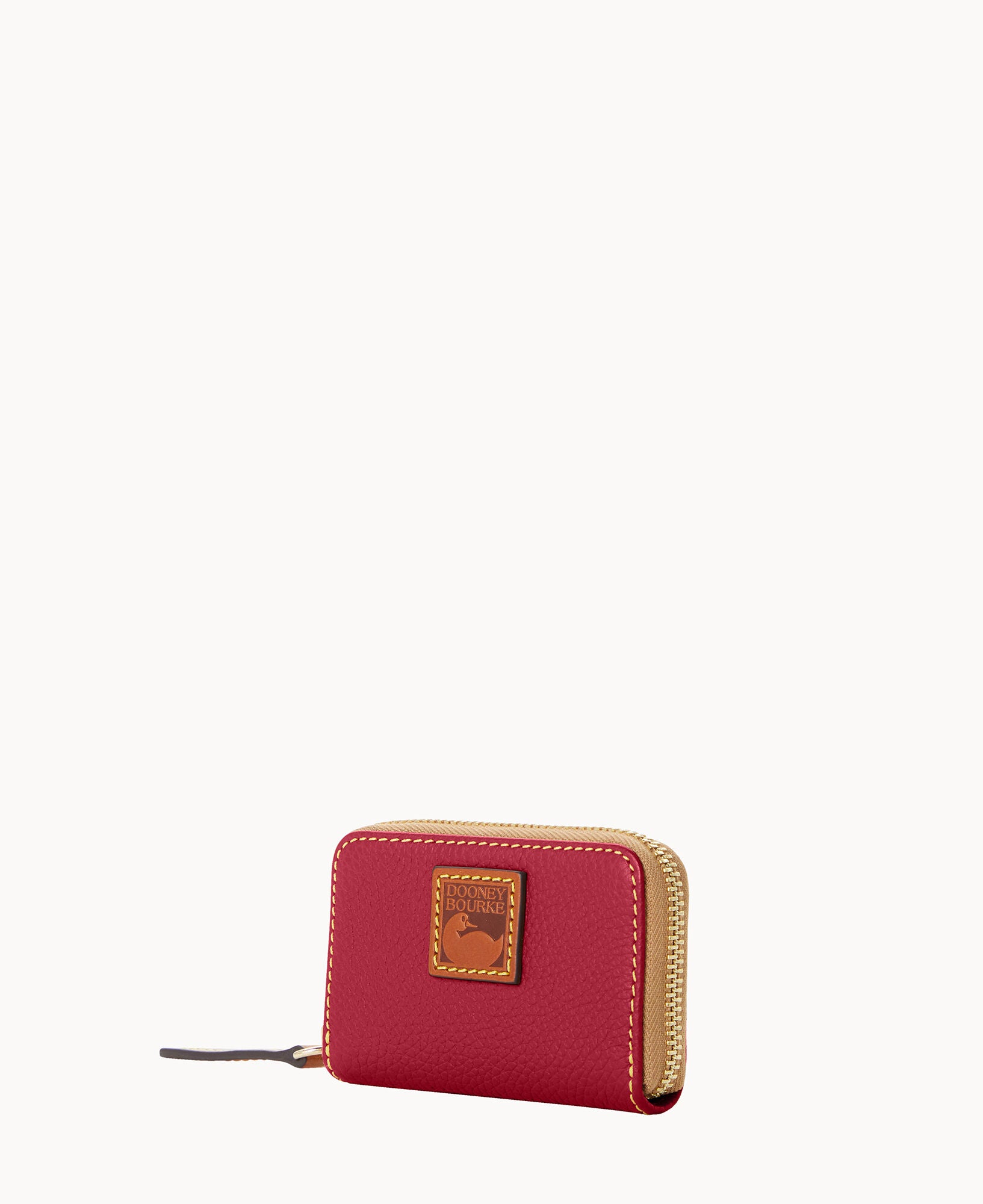 Pebble Grain Zip Around Credit Card Case – Dooney & Bourke