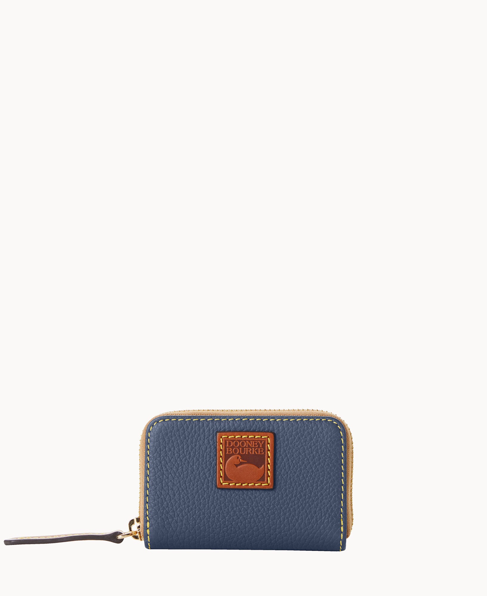 Pebble Grain Zip Around Credit Card Case – Dooney & Bourke