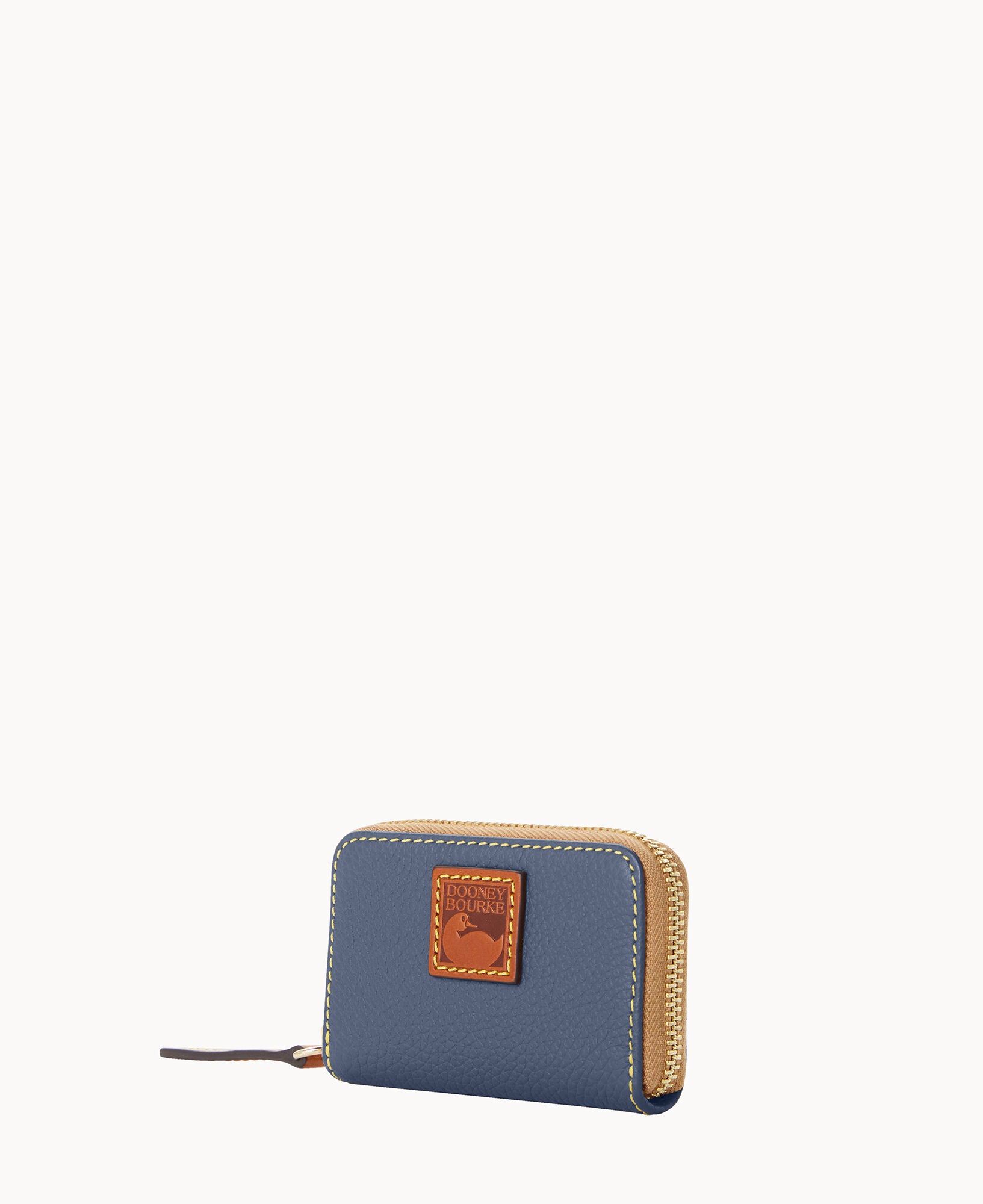 Pebble Grain Zip Around Credit Card Case – Dooney & Bourke