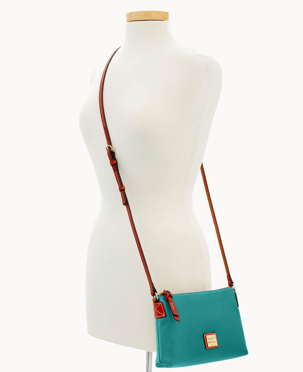 Pebble Grain Crossbody Pouchette