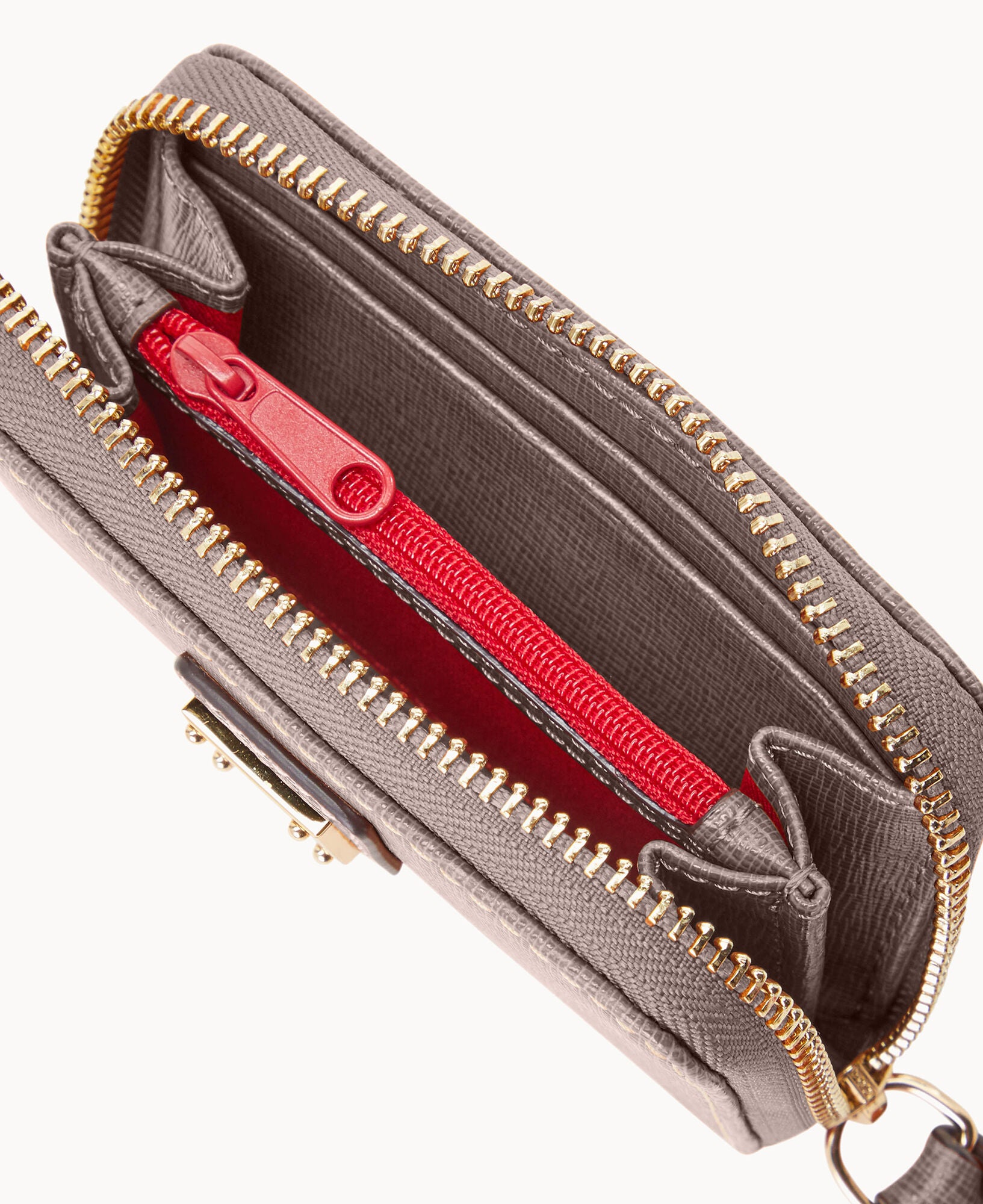 Saffiano Large Zip Around Credit Card Case – Dooney & Bourke