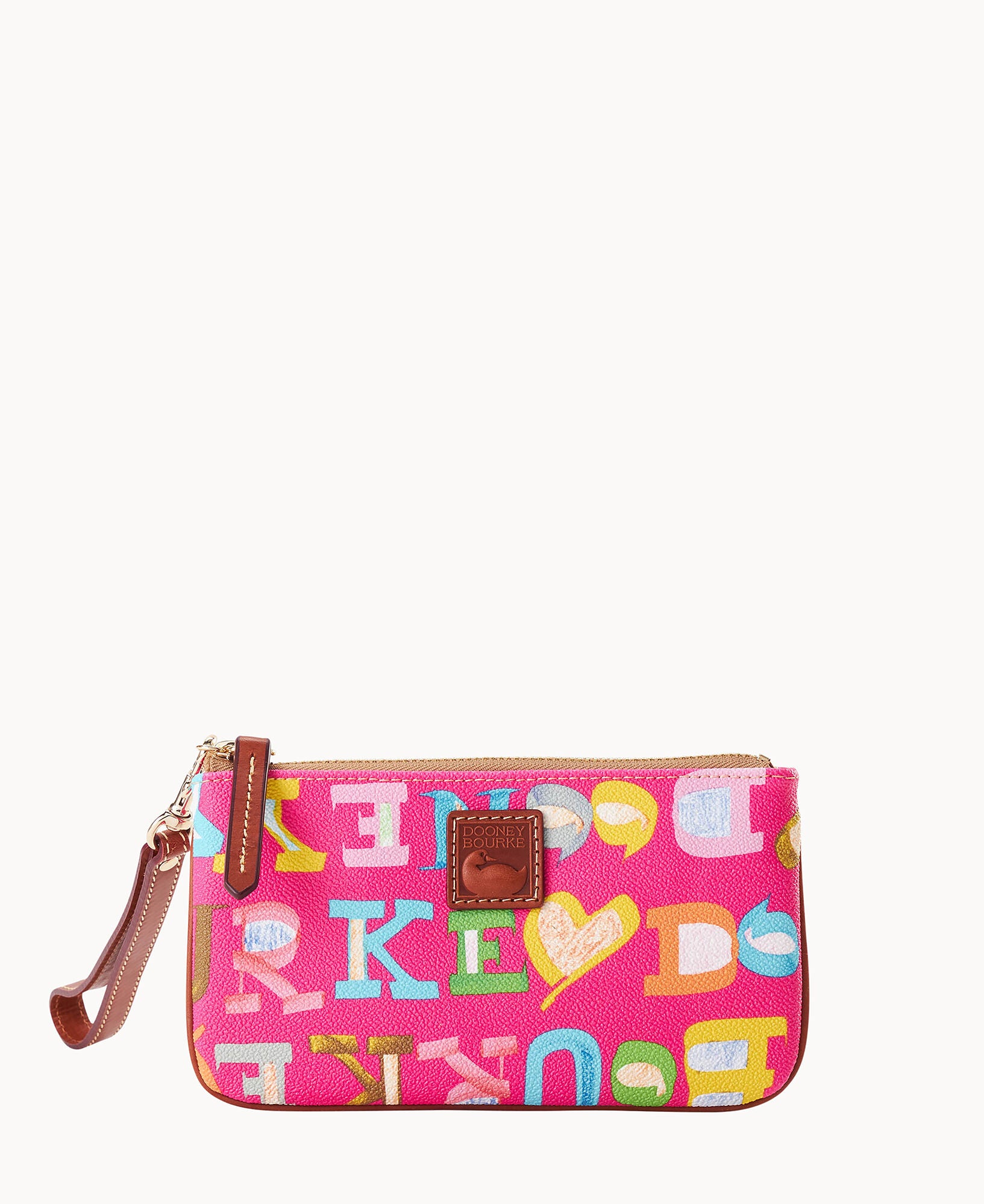 Doodle II Coated Cotton Medium Wristlet – Dooney & Bourke