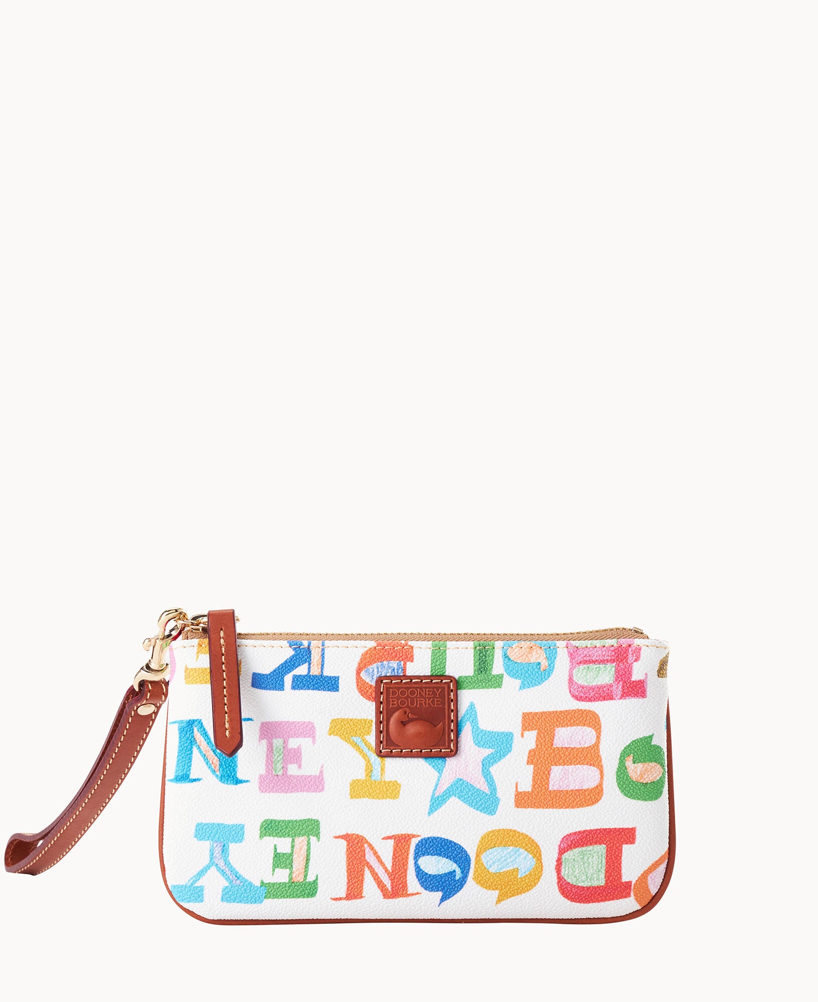 Doodle II Coated Cotton Medium Wristlet – Dooney & Bourke