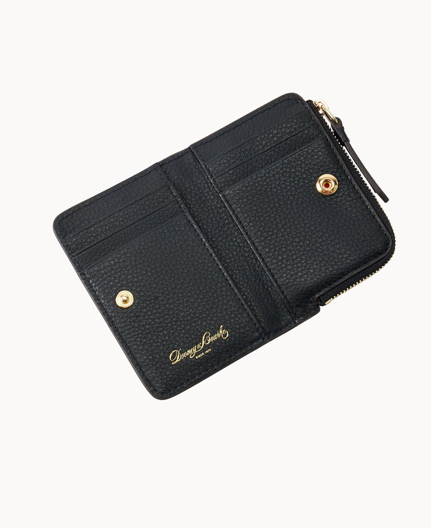 Pebble Grain Zip Credit Card Wallet 12 – Dooney & Bourke