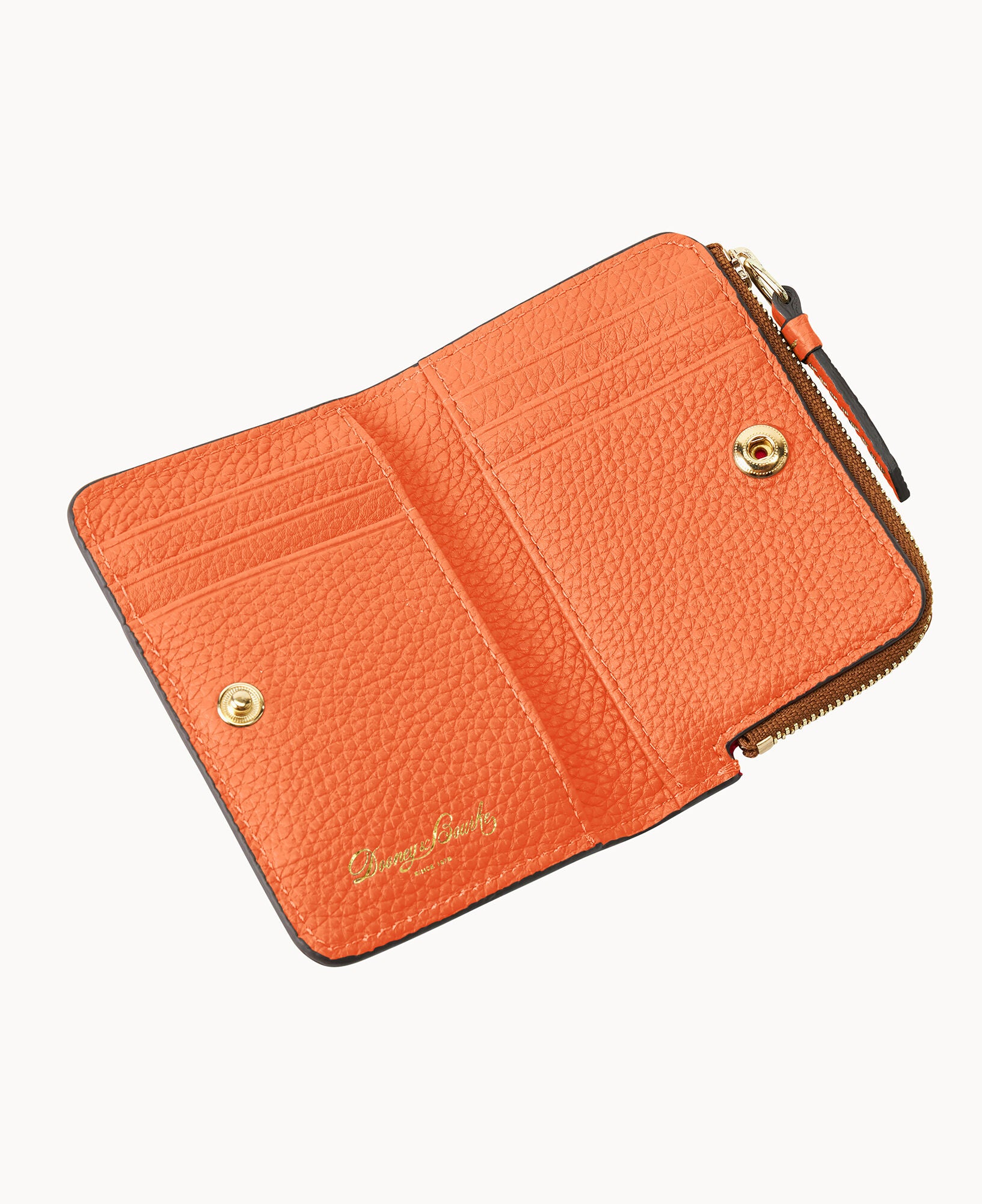 Pebble Grain Zip Credit Card Wallet 12 – Dooney & Bourke