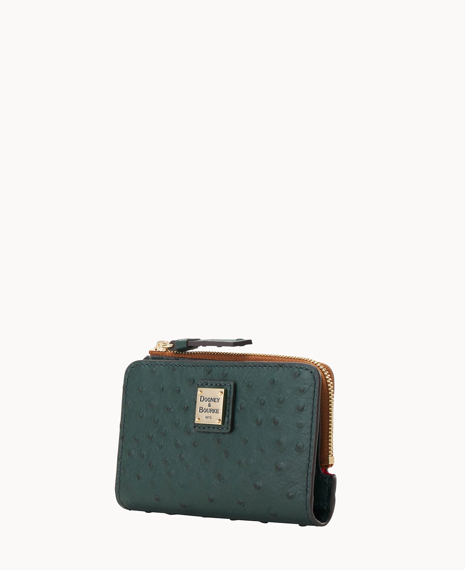 Ostrich Zip Credit Card Wallet 14 – Dooney & Bourke