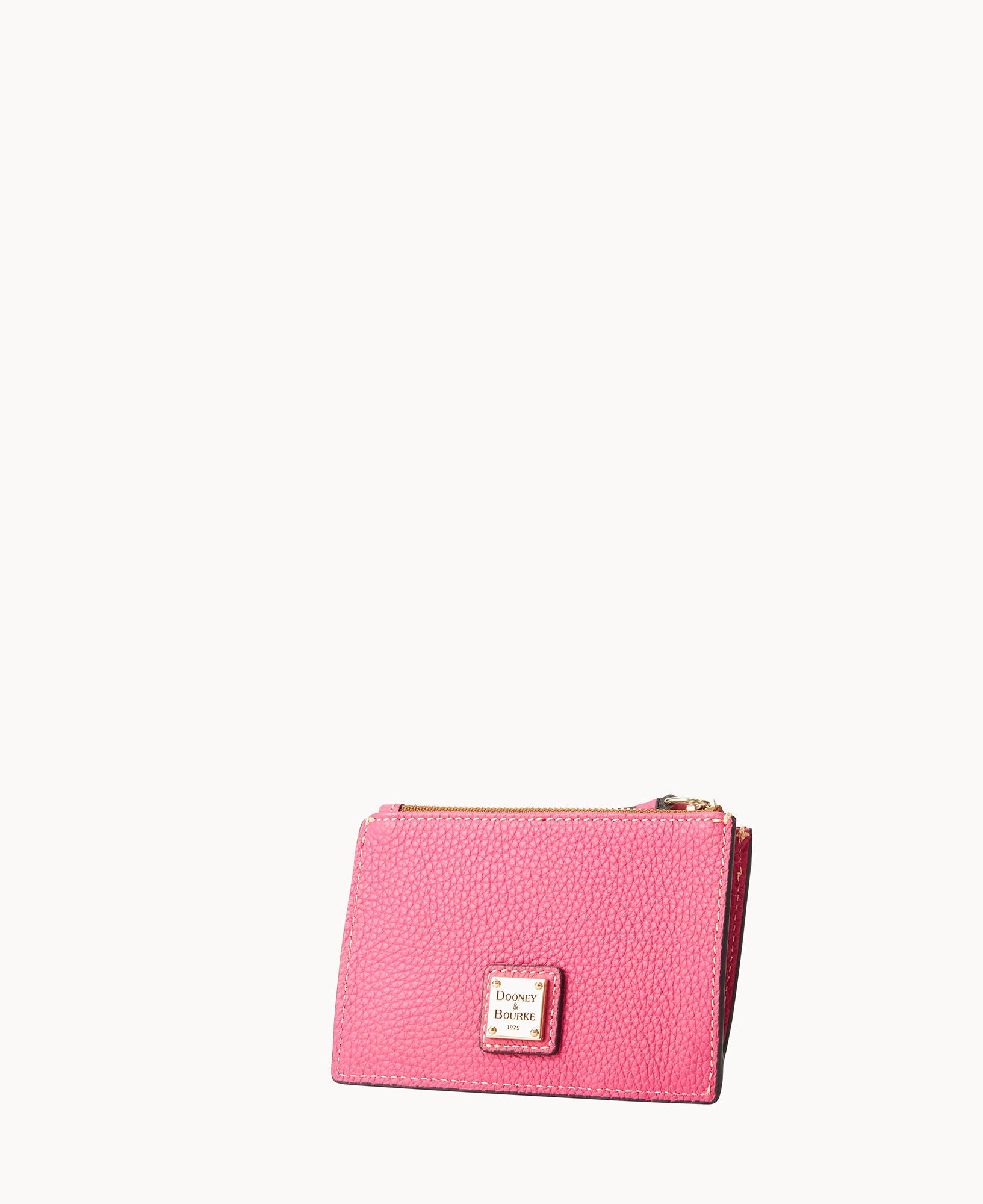 Pebble Grain Zip Credit Card Case – Dooney & Bourke